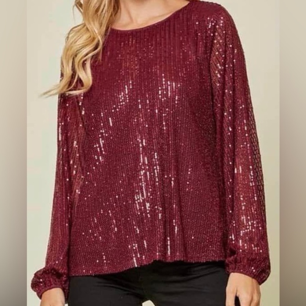 Sequin blouse